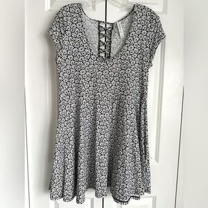 Plus sz XXL FLORAL ditsy fit n flare sundress cute chic comfy